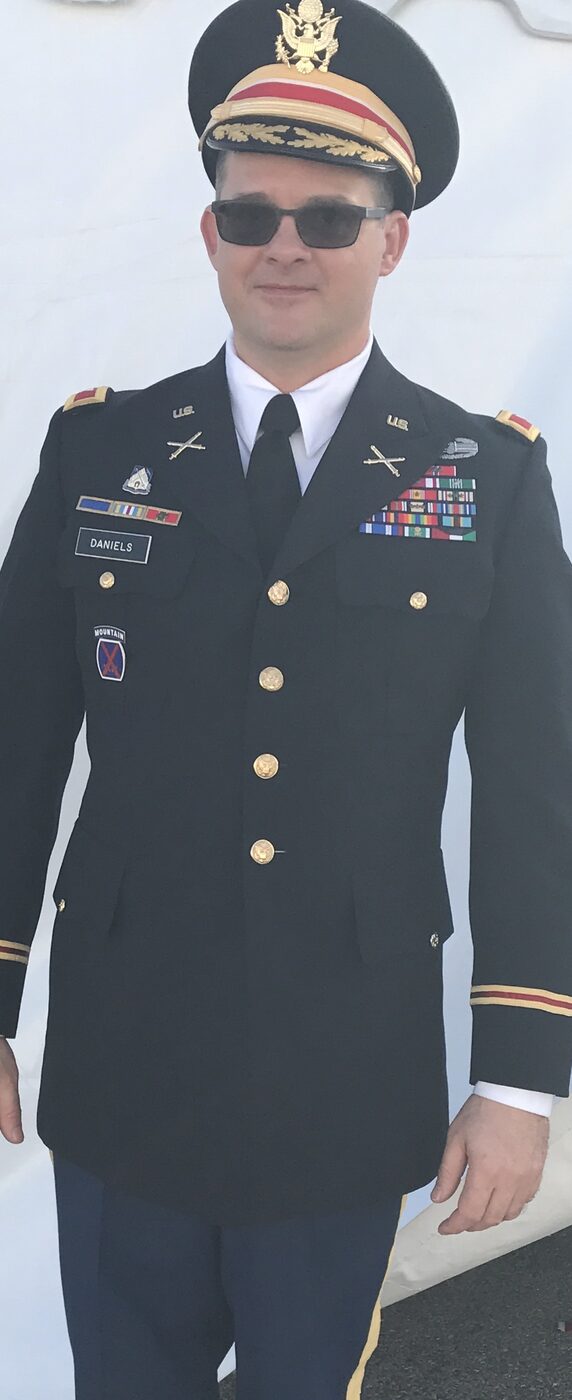 James Wheat in military dress uniform